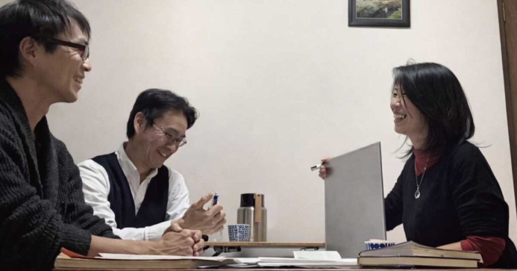 事業鑑定している様子